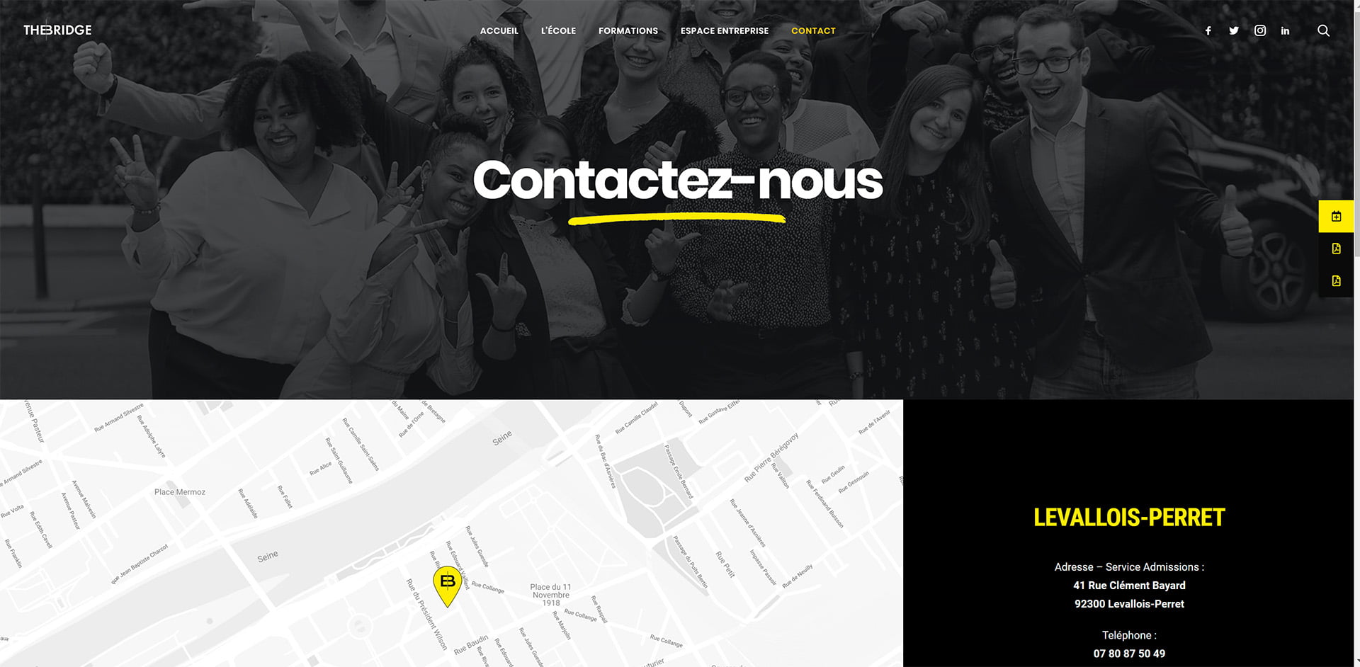 Contact-TheBridge-Ecole